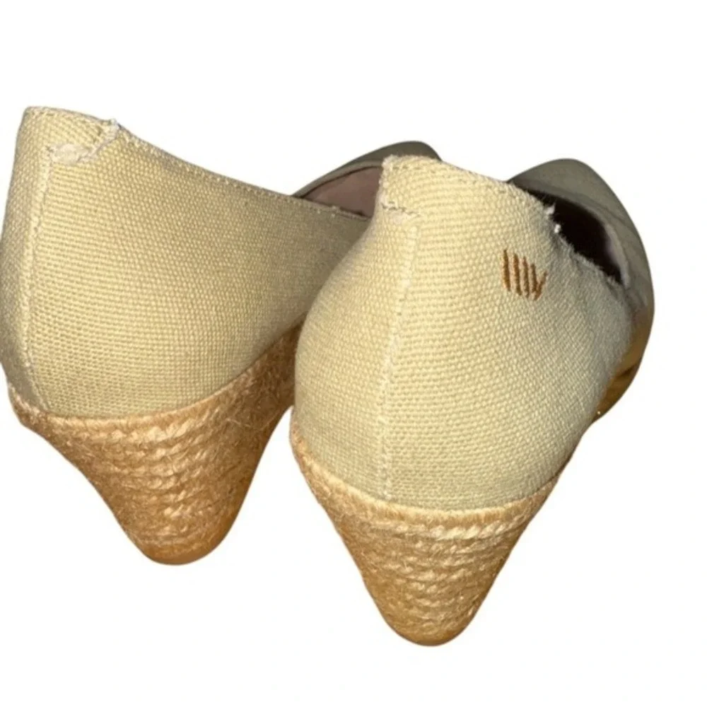VISACATA Barcelona Womens US 5.5/6 EU 36 Espadrilles Pale Green Wedge Shoes‎